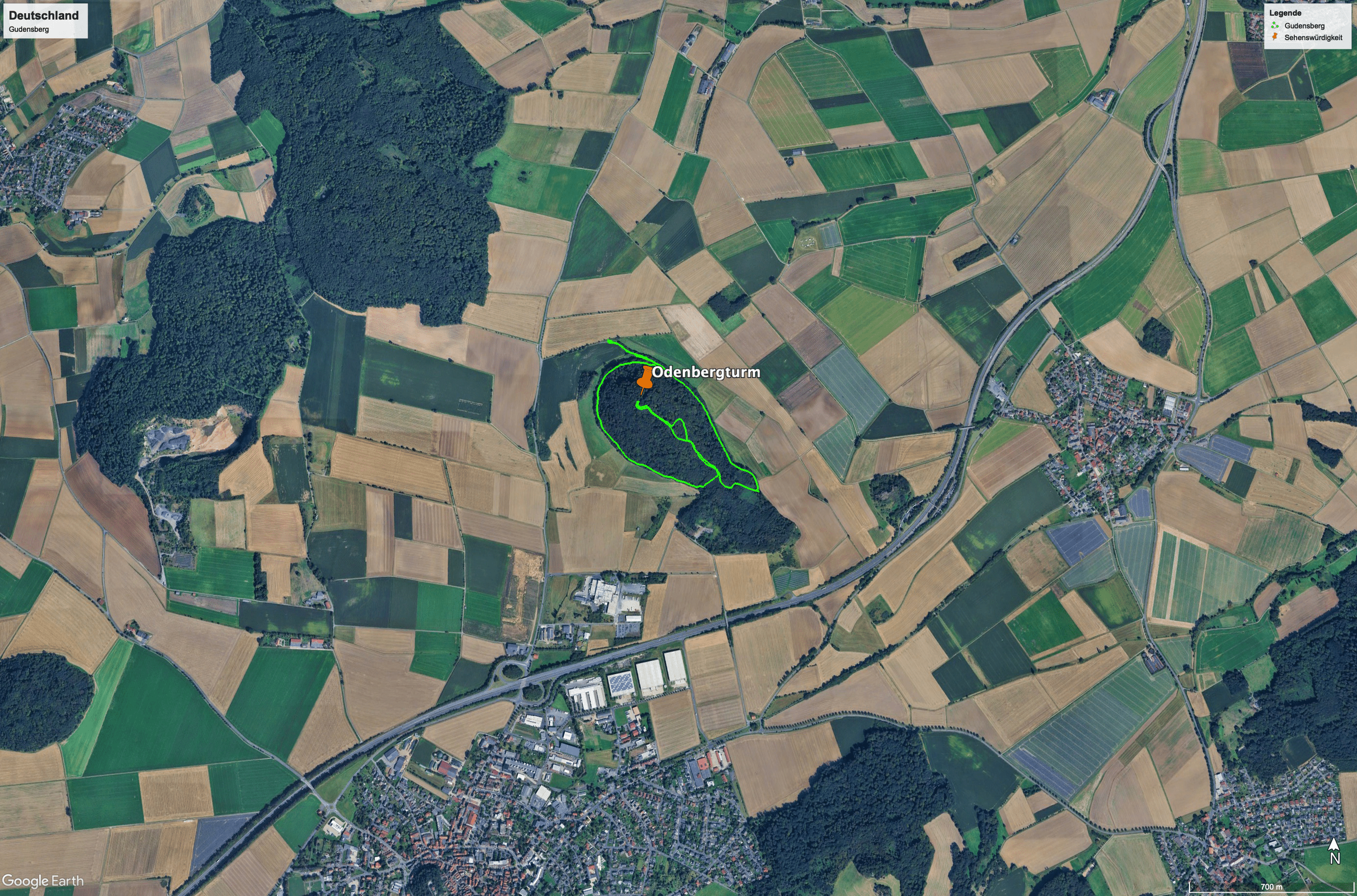 Wanderung am Odenbergturm